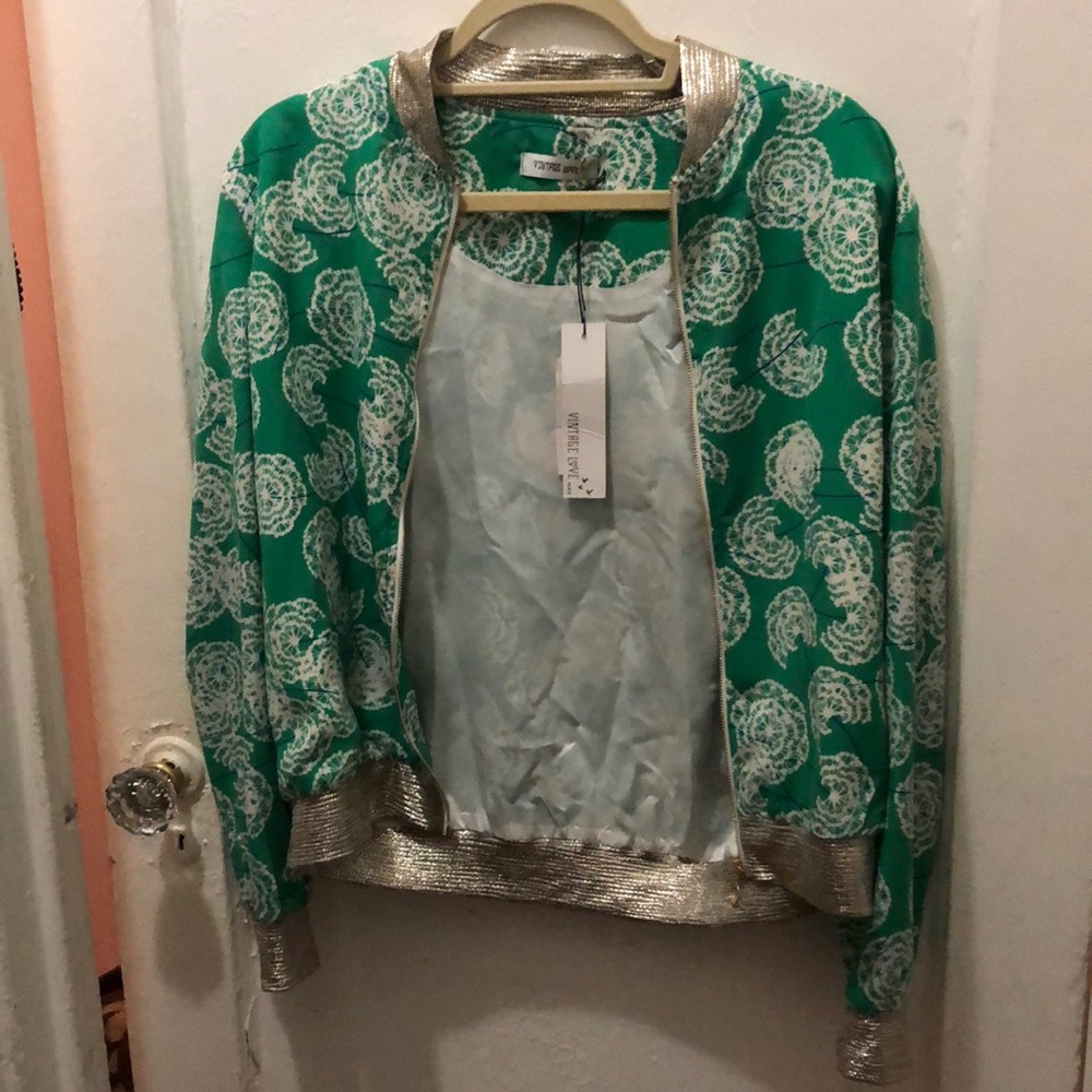 Vintage Love French lightweight bomber jacket, NWT